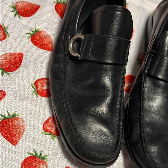 Salvatore ferragamo Men's Black Leather Loafers - Picture 2 of 10